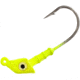 Wahoo Fishing Products Wahoo Salty Flats Jighead, 1/8 oz, 3/0 Hook Chartreuse, 4/Card, WAH-SFH18-10