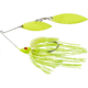 War Eagle Double Willow Painted Head Spinnerbait, Chartreuse, 3/8oz, WE38PW43