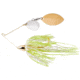 War Eagle Finnesse Gold Frame Spinnerbait, Hot White Chartreuse, 5/16oz, WE516G16