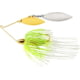 War Eagle Screamin Eagle Double Willow Spinnerbait Mustad Fishing Hook, 1/2oz, 1 Piece, Gold/White Chartreuse, WE12SEGW02