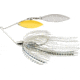 War Eagle Screamin Eagle Double Willow Nickel Frame Spinnerbait, Blue Shad, 1/2oz, WE12SENW35