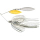 War Eagle Screamin Eagle Double Willow Spinnerbait Mustad Fishing Hook, 1/2oz, 1 Piece, Blue Shad, WE12SENW35