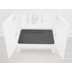 WeatherTech SinkMat Bathroom Vanity, Black, USM02BXBK