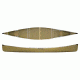 Wenonah Champlain Kevlar Flex-Core Canoe - 18 ft-Green