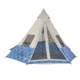 Wenzel Shenanigin 5 Blue Geo Print Tent, Blue Geo, 5 person 7300818BLG