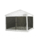Wenzel Smartshade Screenhouse Tent, White/Black 33047