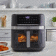 WestBend Touchscreen Air Fryer w/ 13 Presets and Easy-View Window, Black, 7 Quart, AFWB7QBK13