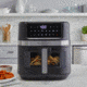 WestBend Touchscreen Air Fryer w/ 13 Presets and Easy-View Window, Black, 7 Quart, AFWB7QBK13