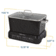 WestBend Versatility Cooker PLUS, Black, 6 Quart, VCWB6QBK13