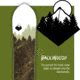Weston Backwoods Snowboard, Green, 152, 22.006.005.152V0