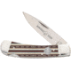 Whiskey Bent Knives Lock Blade Folding Knife, Single Clip Point, 440 Steel Blade, 3.75in Closed Length, Acrylic Handle, Mesa, WB13-37