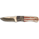 Whiskey Bent Knives Skinner Fixed Knife, 440 Steel Blade, 6.87in Overall Length, Acrylic Handle, Patriot, WB43-18