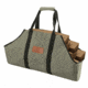 White Duck Firewood Log Carriers, Boat Shape, Olive, 26inx17inx9in, FBA-CLB-3416