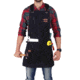 White Duck Work Apron, Black, WWD-001