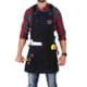 White Duck Work Apron, Black, WWD-001
