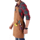 White Duck Work Apron, Brown, WWD-002