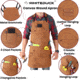 White Duck Work Apron, Brown, WWD-002