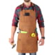 White Duck Work Apron, Brown, WWD-002