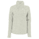 White Sierra Blacktail Fleece Snap-Neck Pullover - Womens, Milky White, Medium, F3229W-MLW-MEDIUM