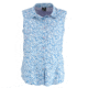 White Sierra Gobi Desert Sleeveless Shirt - Printed - Womens, Provence Blue, Large, D4268WP-Provence Blue - PVB-LARGE