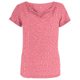 White Sierra Pin Stripe Cowl Neck Tee - Women's-Coral-X-Small