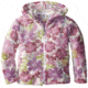 White Sierra Printed Winter Blossom Bomber Hoody - Girl's-Sugar Plum Combo-X-Small