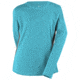 White Sierra Sun Buster Tee - Girls-Sail Blue-Medium