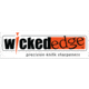 Wicked Edge Logo Sticker, White, Small, WESTK-SM