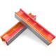 DEMO, Wicked Edge Premium 100/200 Grit Diamond Stones Pack, WE100200