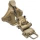 Wilcox G24 Night Vision Mount w/Hybrid Shroud, Tan, 56100G41-T