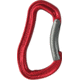 Wild Country Climbing Electron Carabiner, Bent Gate, Red/Gunmetal, 40-ELECTBG-RED