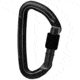 Wild Country Climbing Session Screw Gate Carabiners, Black, One Size, 40-0000001000-blk