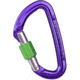Wild Country Climbing Session Screw Gate Carabiners, Purple/Green, One Size, 40-0000001000