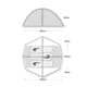 WildCountry Helm Compact 3 Tent, Green, 44HEC30