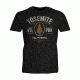 Wilder and Sons Yosemite National Park Short Sleeve T-Shirt, Extra Large, Black WSN01293-Black-XL