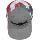 Wiley X Adjustable Mesh Stars and Stripes Hat, Grey, Red, White, Blue, One Size, J913