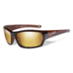 Wiley X Street Series Legend Sunglasses,Gloss Hickory Brown Frame,Polarized Venice Gold Mirror Amber Lens SSLEG04