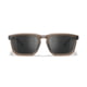 Wiley X Zulu Captivate Sunglasses, Frosted Tan Frame, Gloss Black Temples, Polarizedarized Grey Mirror Lenses, AC4ZUL02