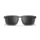Wiley X Zulu Captivate Sunglasses, Translucent Matte Black Frame, Matte Black Temples, Polarizedarized Black Mirror Lenses, AC4ZUL05