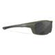 Wiley X WX Grid Sunglasses, Matte Utility Green Frame, Captivate Pol Grey Lens, CCGRD08