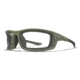 Wiley X WX Grid Sunglasses, Matte Utility Green Frame, Captivate Pol Grey Lens, CCGRD08