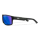Wiley X WX Peak Sunglasses, Matte Black Frame, Peak XL Captivate Pol Blue Mirror Lens, ACPEA19XL
