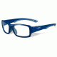 Wiley X Youth Force Fierce Sunglasses,Matte Blue Indigo/Grey Frame,Clear Lens YFFIE01