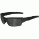 Wiley X Valor Sunglasses - Black Ops, Smoke Gray Lenses w/ Matte Black Frame CHVAL01