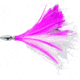 Williamson Flash Feather Rigged Trolling Lure, Pink/White, 4in, FFR04PW
