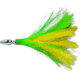 Williamson Flash Feather Rigged Trolling Lure, Yellow Green, 4in, FFR04YG