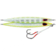 Williamson Kensaki Jig 120, Sinking, VMC Double Assist HK, Chartreuse Glow Zebra Uv, 4-1/4oz, 5-1/4in, KSJ120UVCGZ