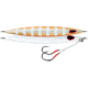 Williamson Kensaki Jig 220, Sinking, VMC Double Assist HK, Orange Zebra Pearl, 7-3/4oz, 6-3/4in, KSJ220OZ