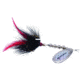 Windels Tackle Company Pike Harasser Bucktail Spinner, 5/0 Hook, Black/Silver, #5 Blade, 4in, PH-1S