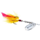 Windels Tackle Company Pike Harasser Bucktail Spinner, 5/0 Hook, Yellow/Silver, #5 Blade, 4in, PH-3S